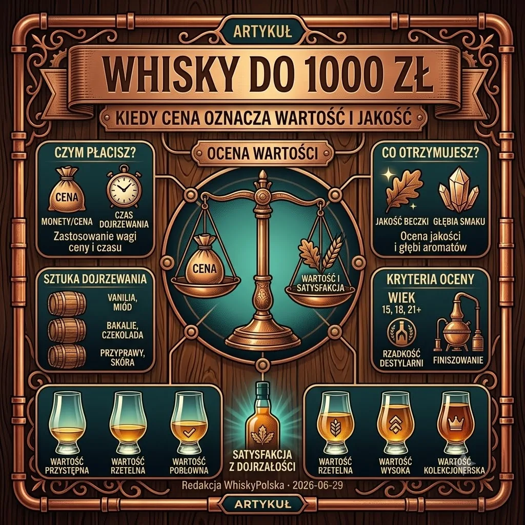 Whisky do 1000 zł — kiedy wyższa cena naprawdę się opłaca