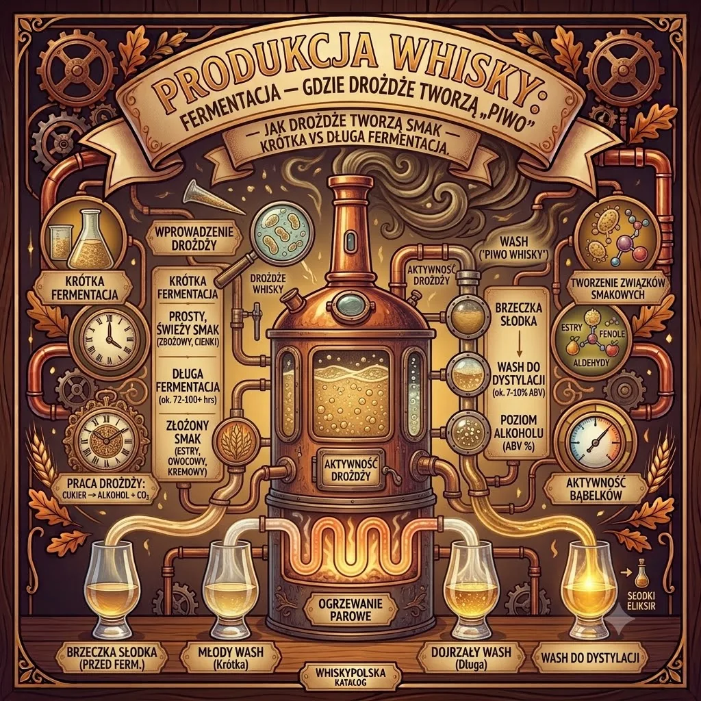 Whisky production (3/6): fermentation — where yeast makes the 'beer'