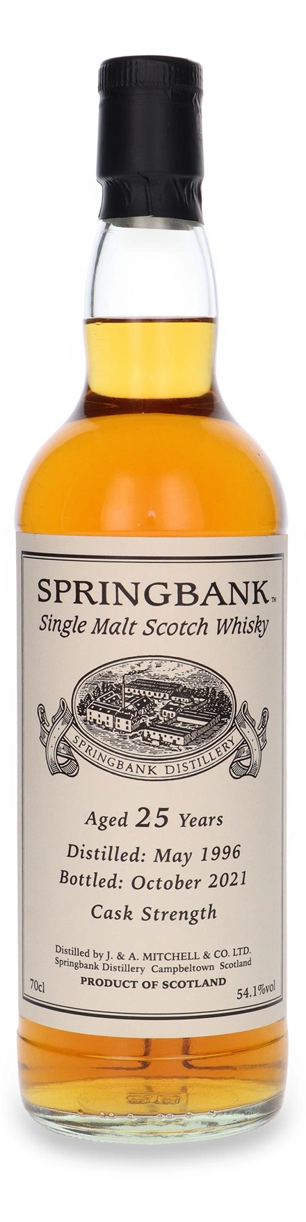 Springbank 25 YO 25-Letni (D.1996, B.2021) Private Bottling Cask Strength