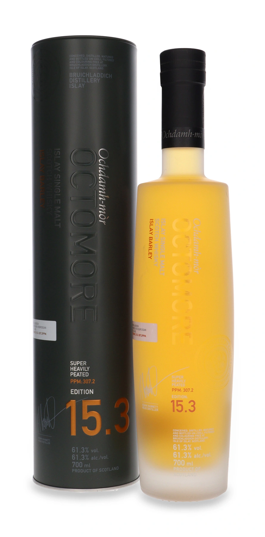 Bruichladdich Octomore Edition:15.3 Super Heavily Peated (307,2 PPM)