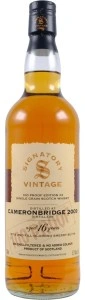 Signatory Vintage 16 YO Cameronbridge 2009