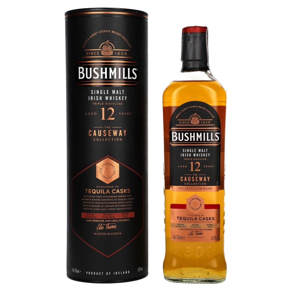 Bushmills 12 YO Tequila Cask Causeway Collection
