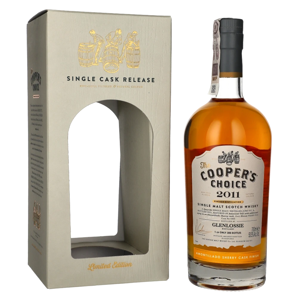 Coopers Choice Glenlossie 2011 11 YO Amontillado Sherry Cask Finish
