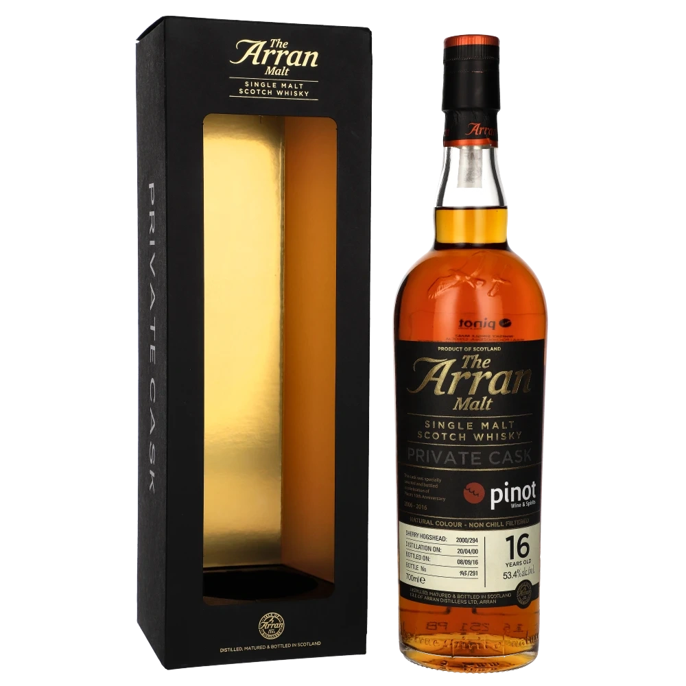 Arran Private Cask 16 YO 2000