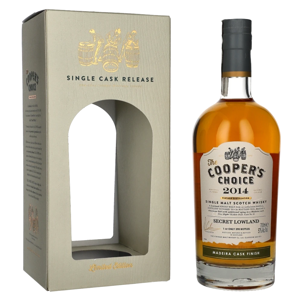 Coopers Choice Secret Lowland 8 YO 2014 Madeira Cask Finish