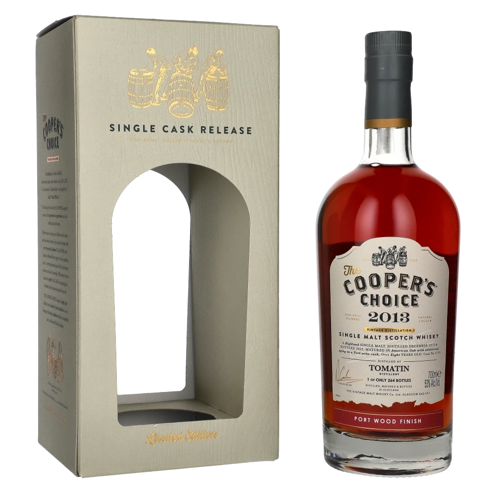 Coopers Choice Tomatin 8 YO 2013 Port Wood Finish