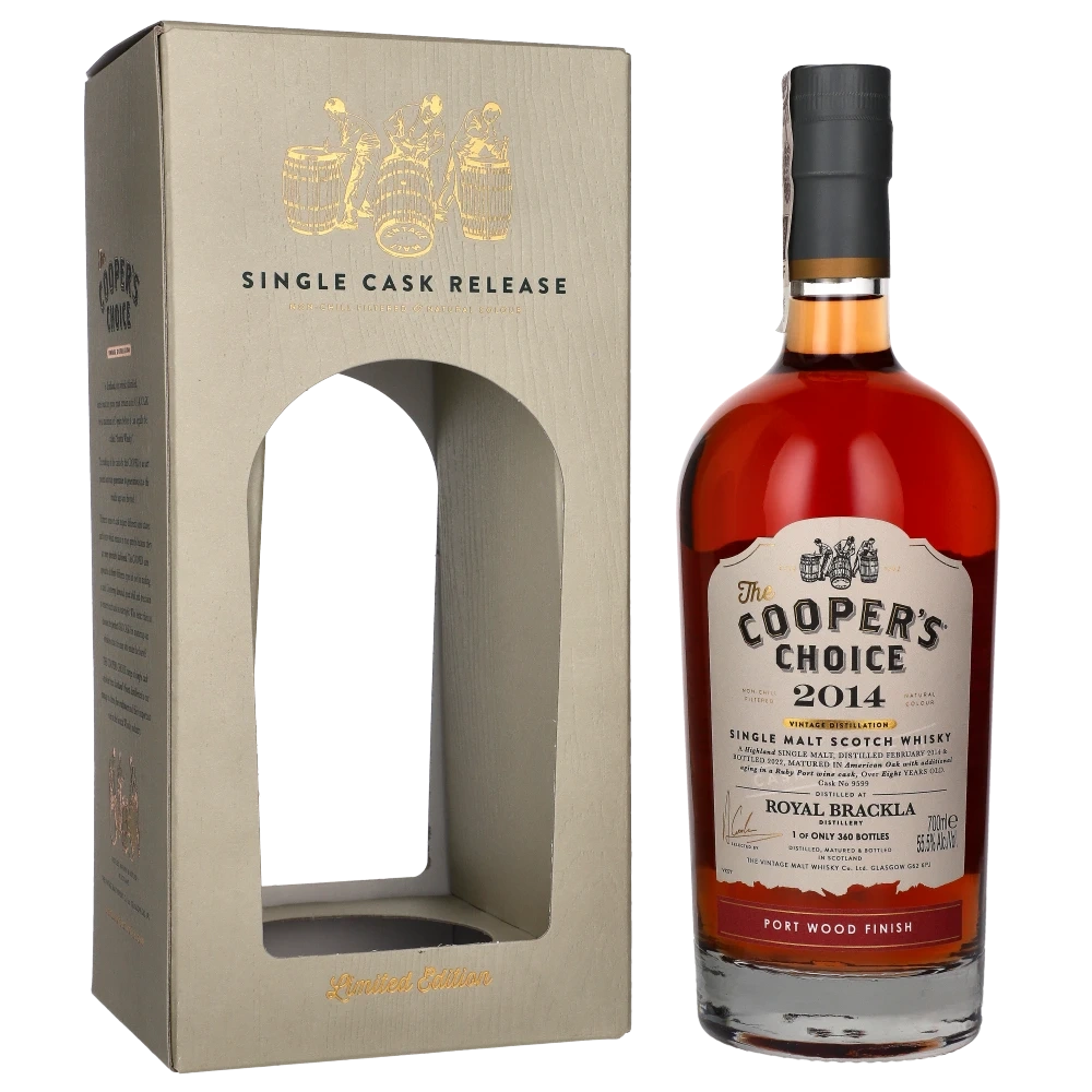 Coopers Choice Royal Brackla Port Wood Finish 8 YO