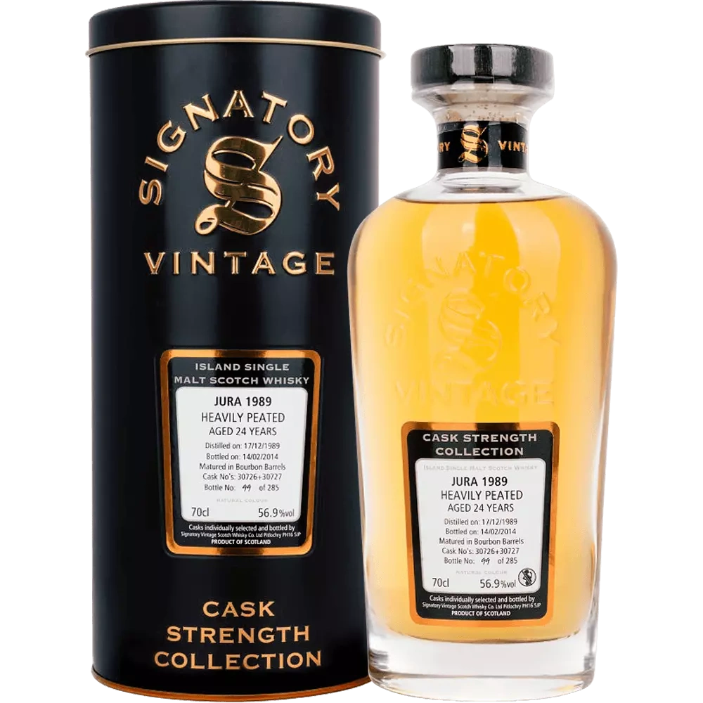 Signatory Vintage 24 YO Signatory Jura 1989 Heavly Peated