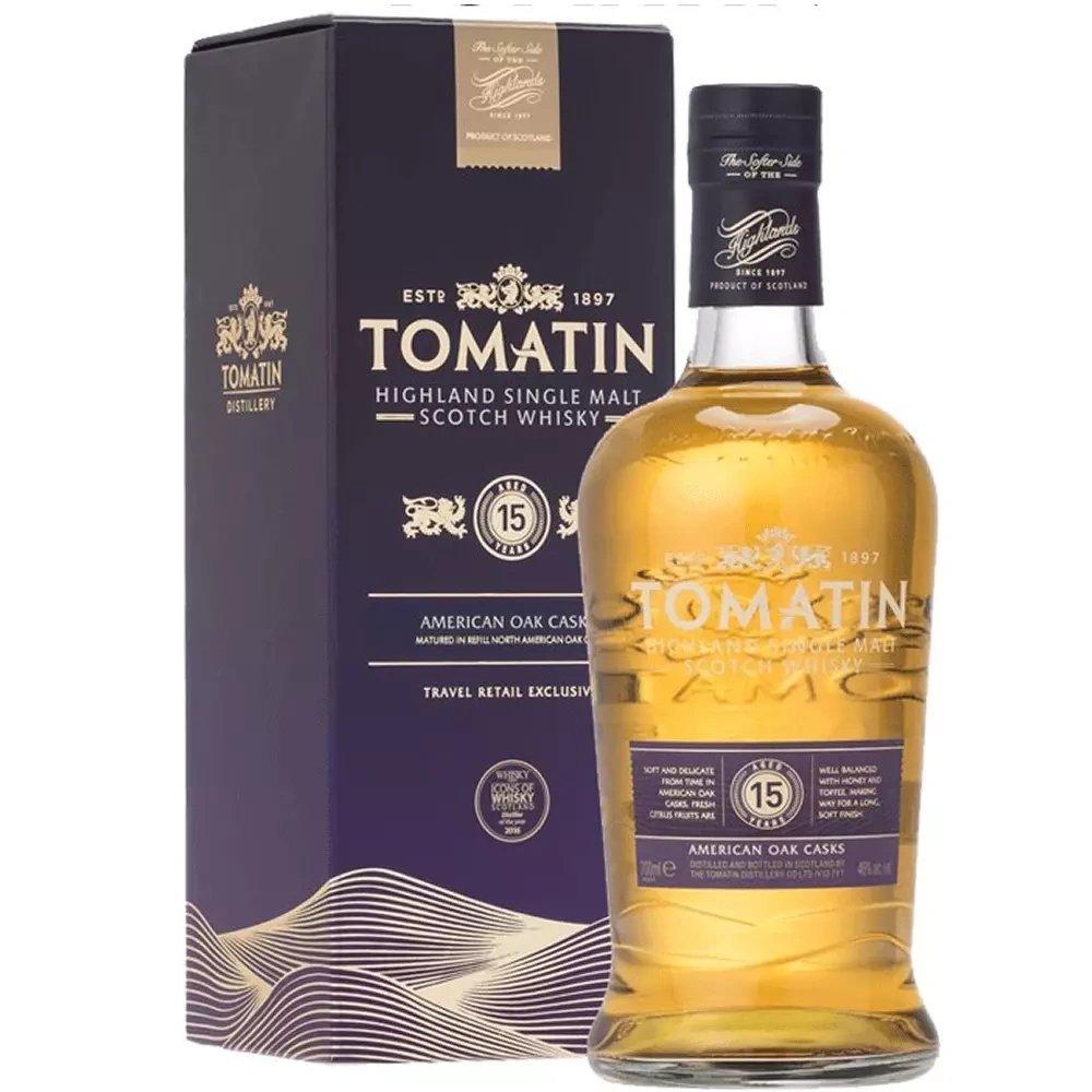 Tomatin 15 YO American Oak Casks