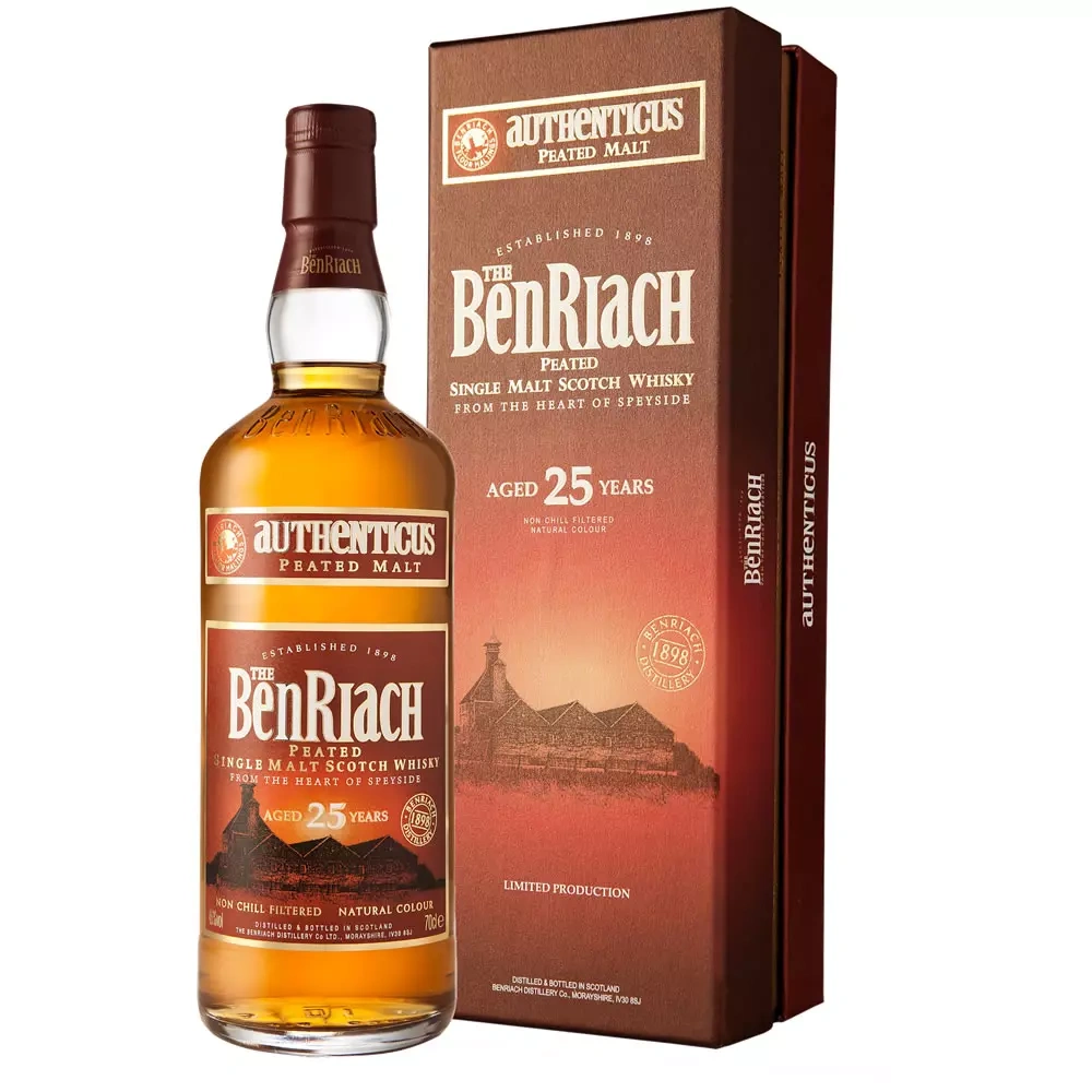 Benriach 25 YO Authenticus Peated