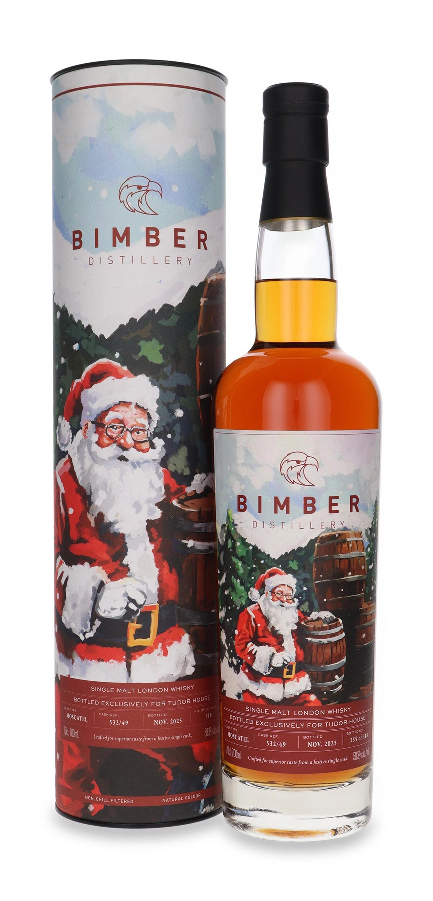 Bimber Distillery London Single Malt Moscatel Cask Christmas Edition