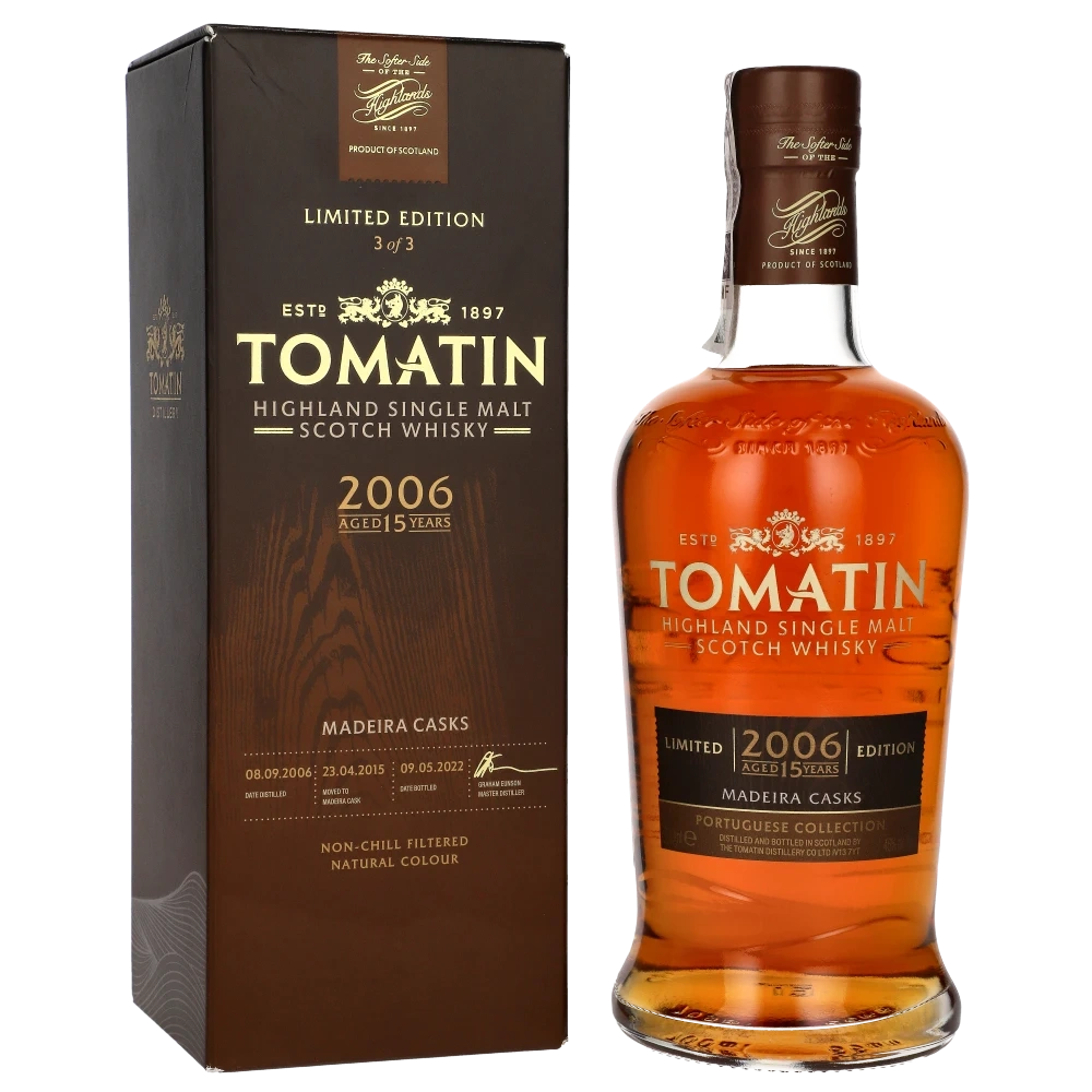 Tomatin 15 YO Portuguese Collection Madeira Casks