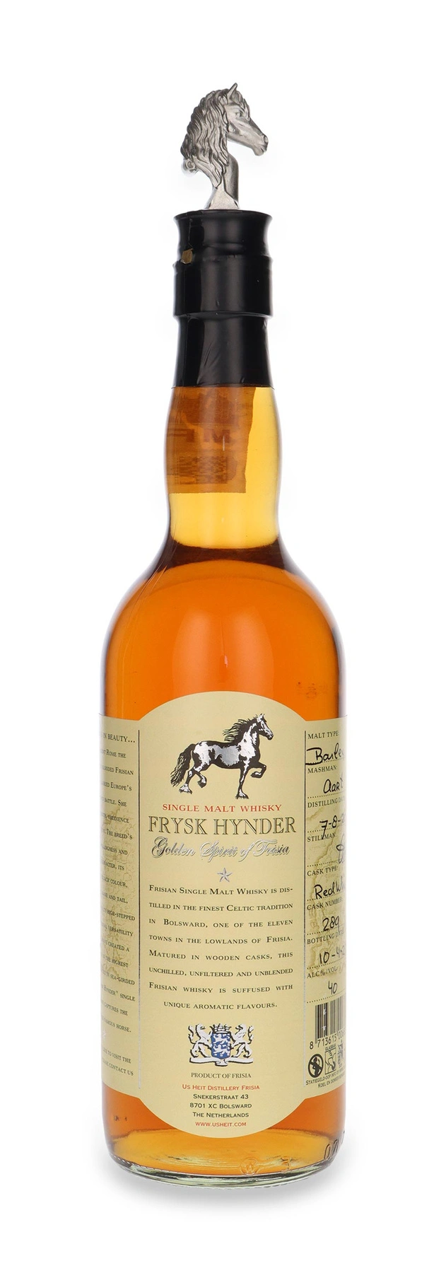 Us Heit Distillery Frysk Hynder Red Wine Cask (D.2020, B.2025) (Holandia)