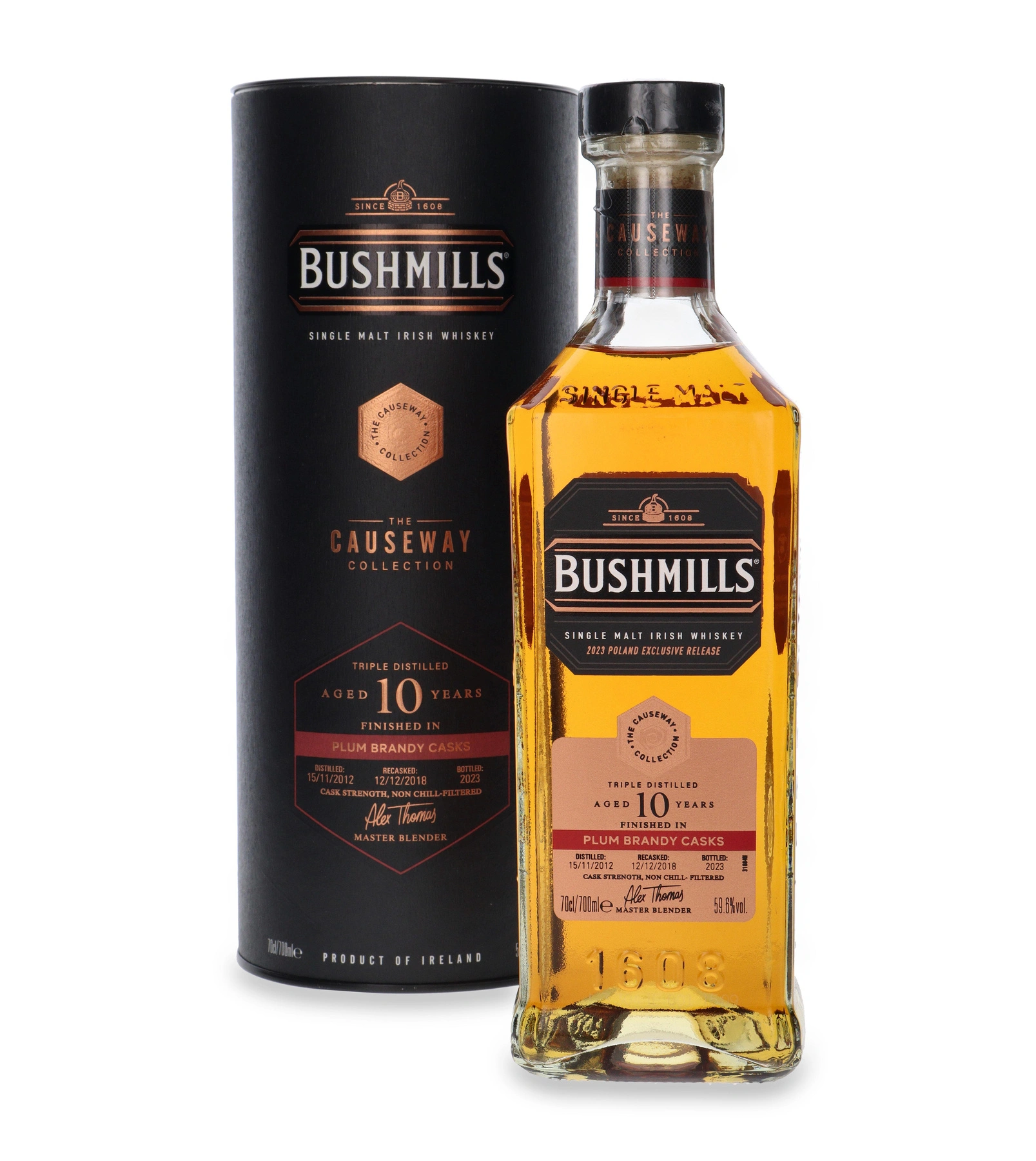 Bushmills 10 YO (D.2012, B.2023) Causeway Collection