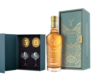 Glenfiddich Grande Couronne 26 YO + Eleganckie Kieliszki W Pudełku
