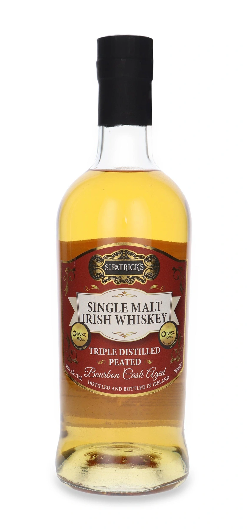 St. Patrick's Distillery Ltd St Patrick's Irish Whiskey Single Malt Peated