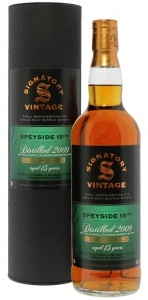 Signatory Vintage 15 YO Signatory Speyside (M) 2009 Small Batch #18