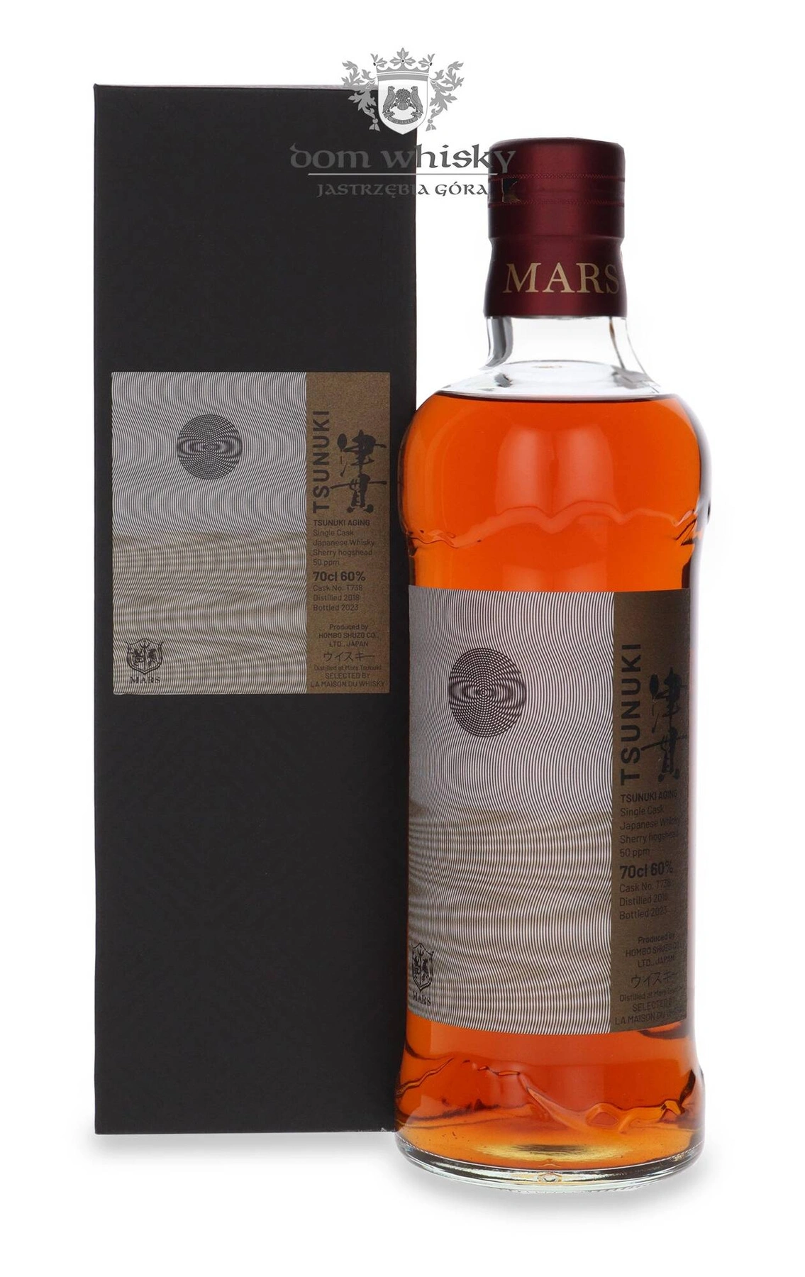 Mars Tsunuki Distillery (D.2018, B.2023) 50 PPM Sherry Hogshead