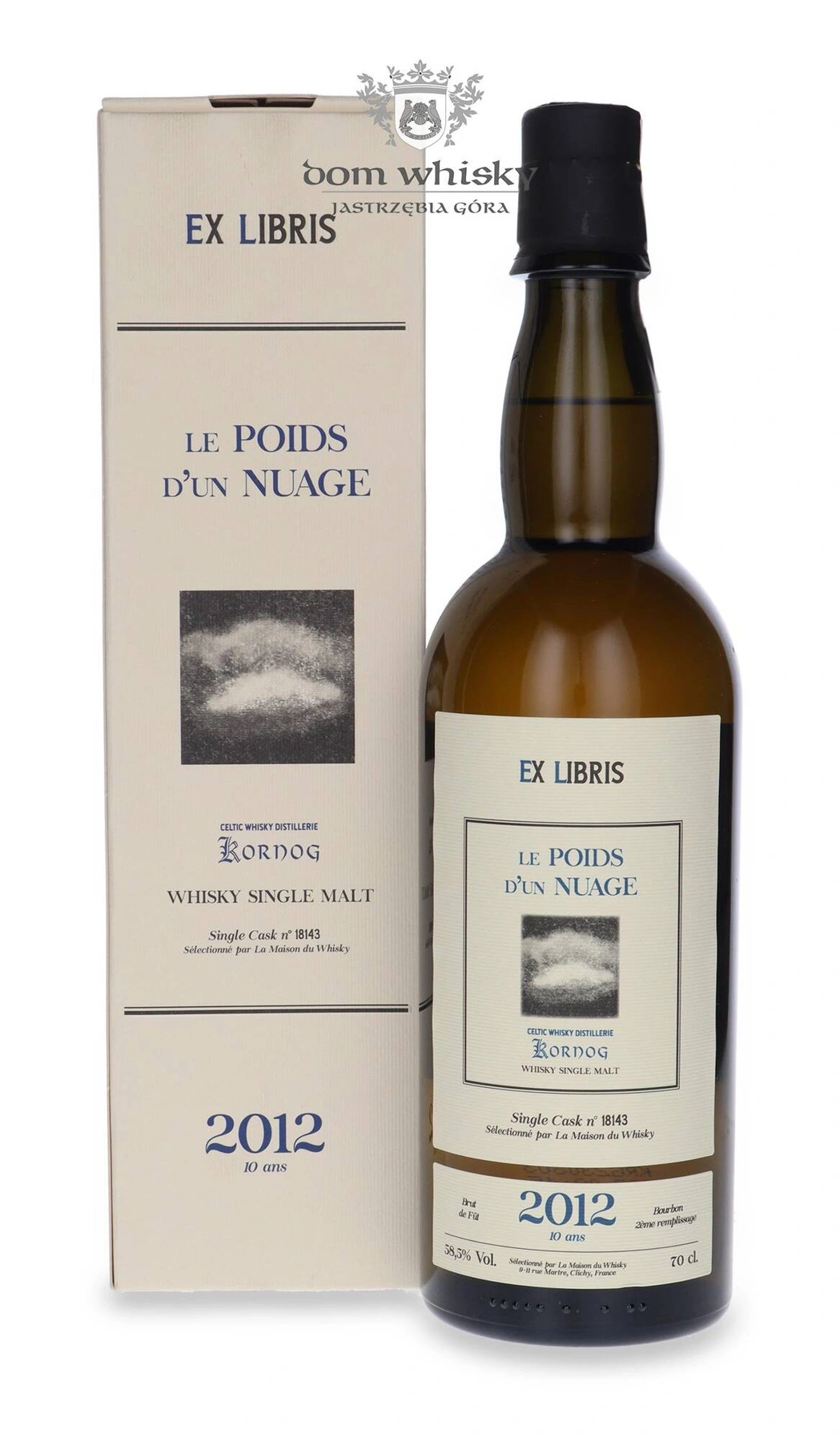 Celtic Whisky Distillerie 10 YO Kornog 2012, Ex Libris Le Poids D'un Nuage Lmdw
