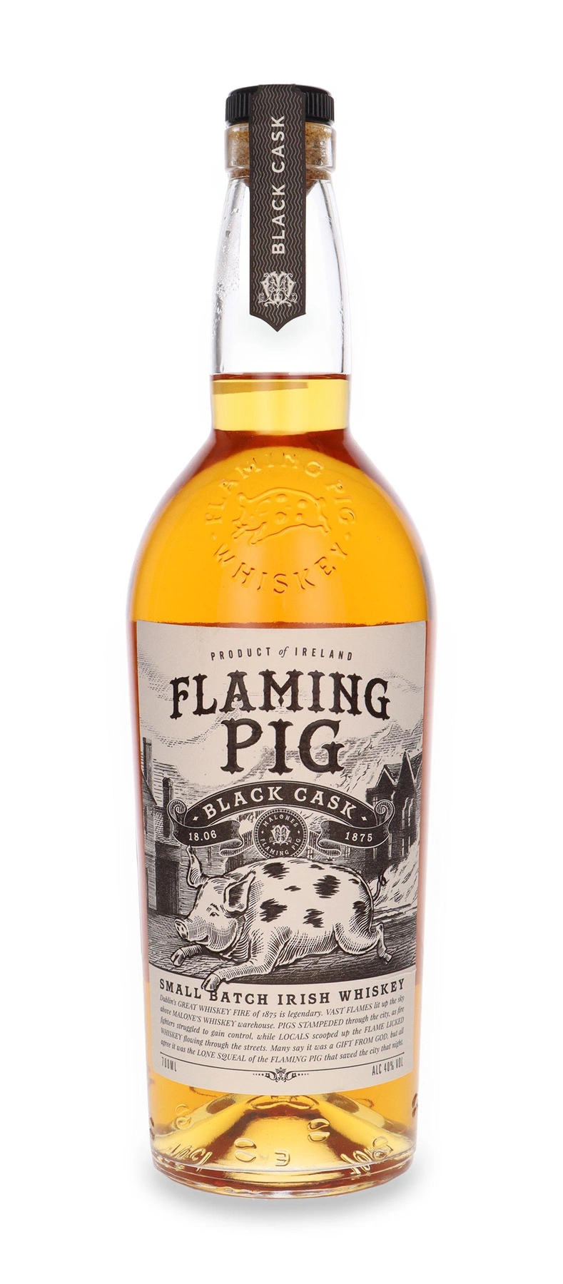 Malones Whiskey Co. Flaming Pig Black Cask Small Batch