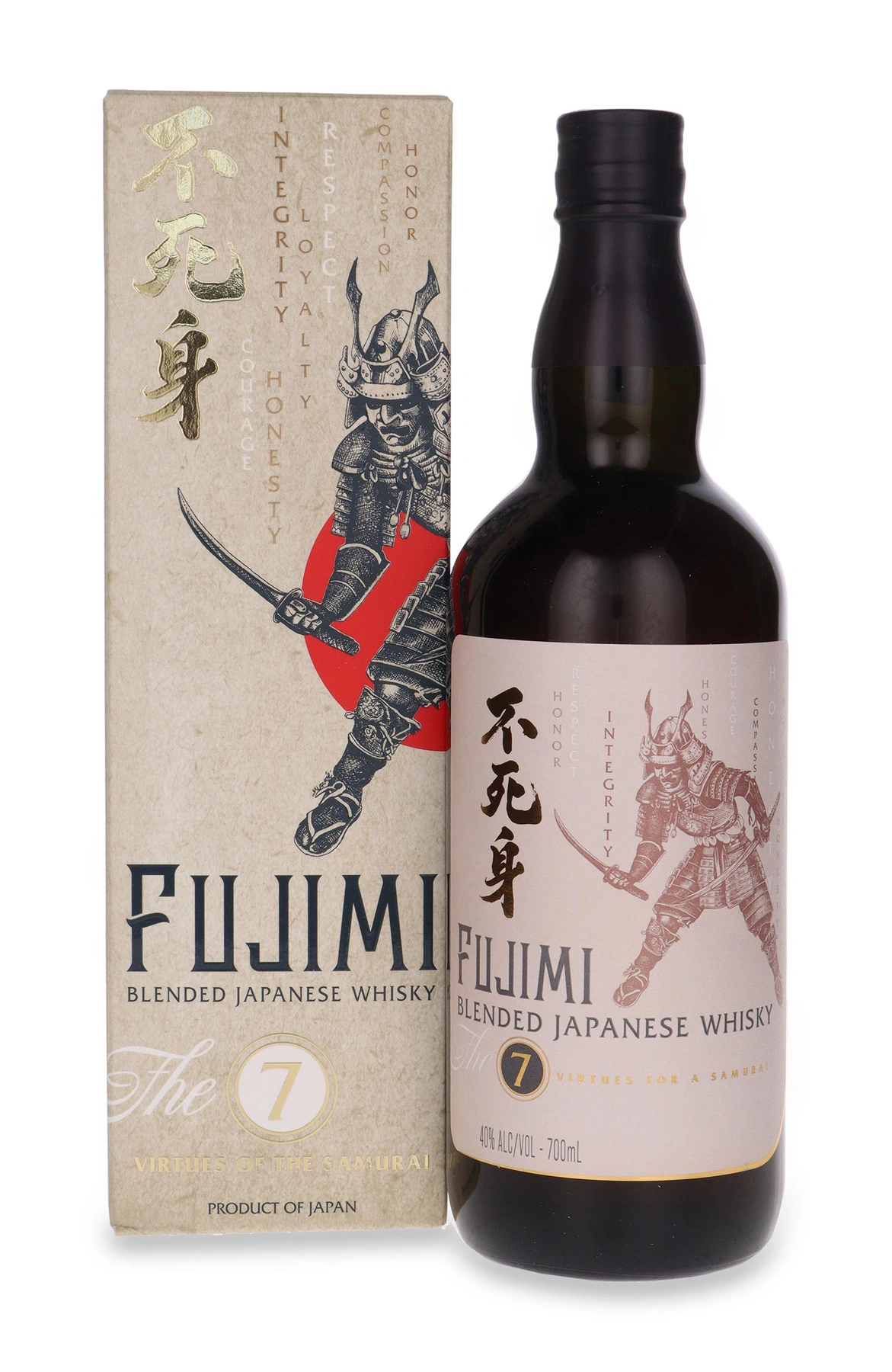Matsui Shuzo Distillery Fujimi Blended Japanese Whisky The 7 Virtues Of The Samurai