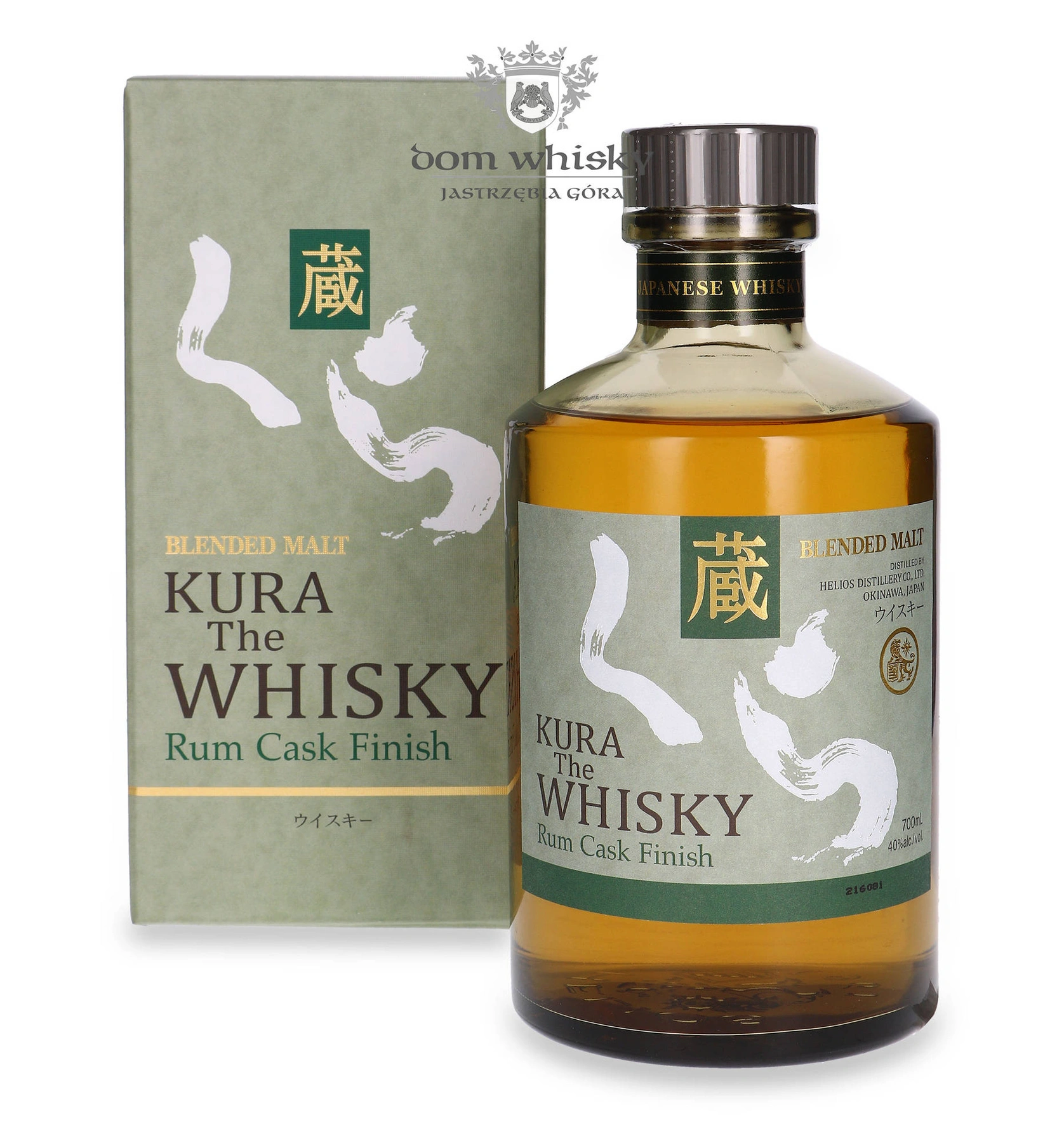 Helios Distillery Kura The Whisky, Rum Cask Finish Blended Malt