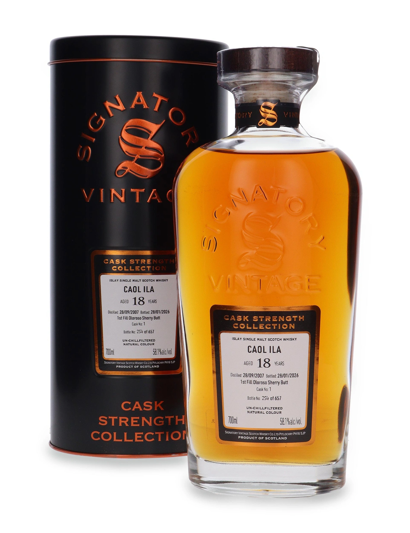 Signatory Vintage 18 YO Caol Ila (D.2007, B.2026) Signatory Vintage