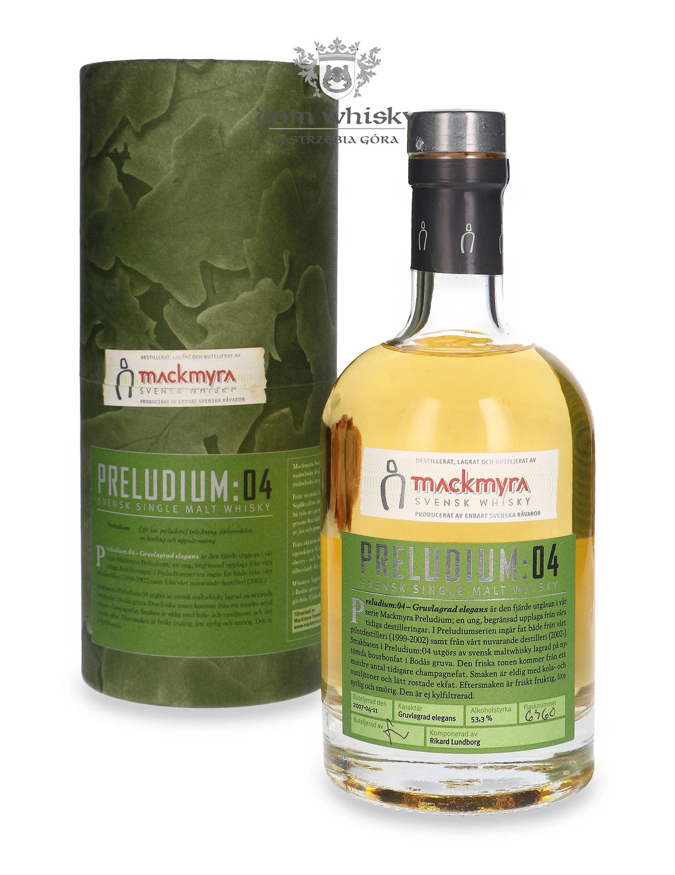 Mackmyra Distillery Preludium 04 (Sweden)