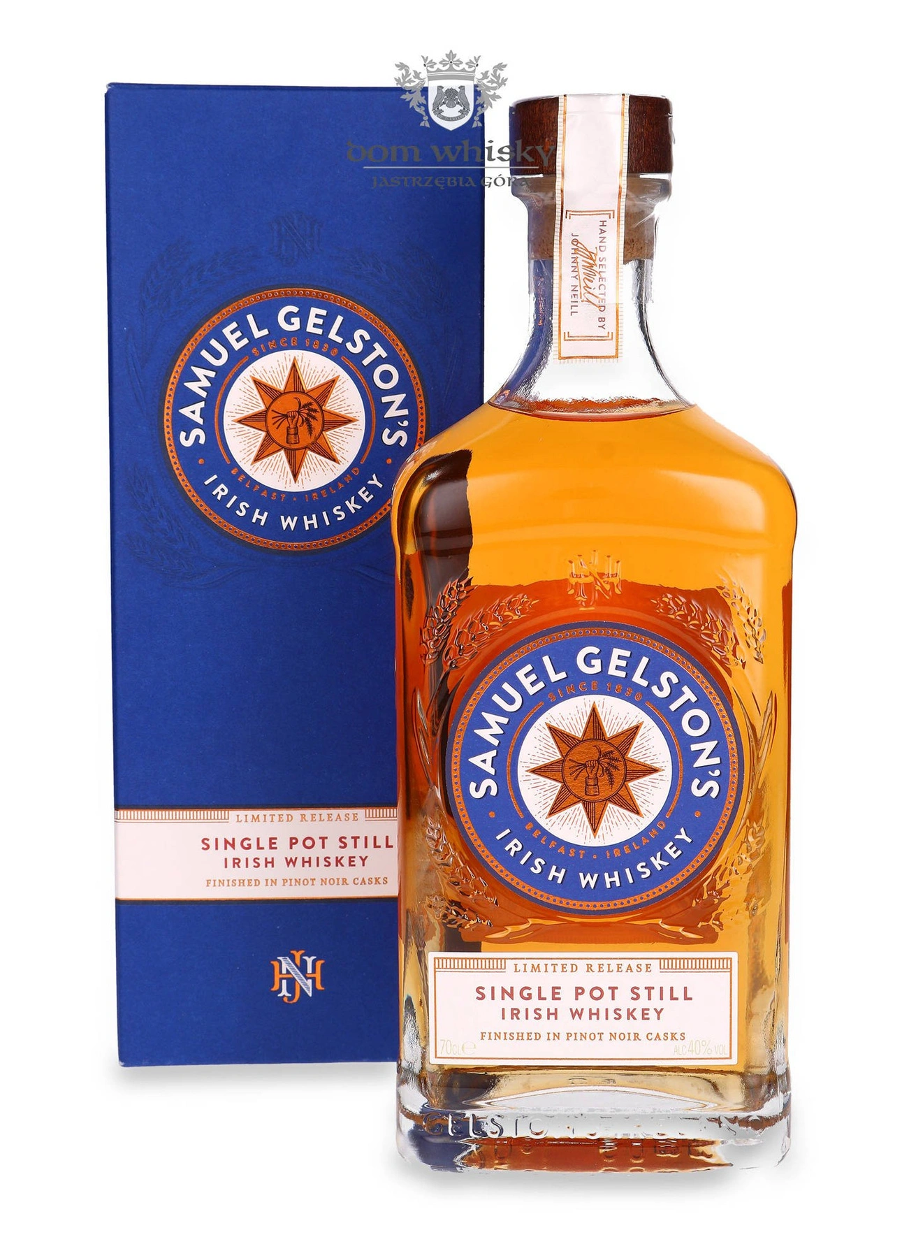 H.j. Neill Limited Samuel Gelston’s Single Pot Still Whiskey Finished In Pinot Noir Casks
