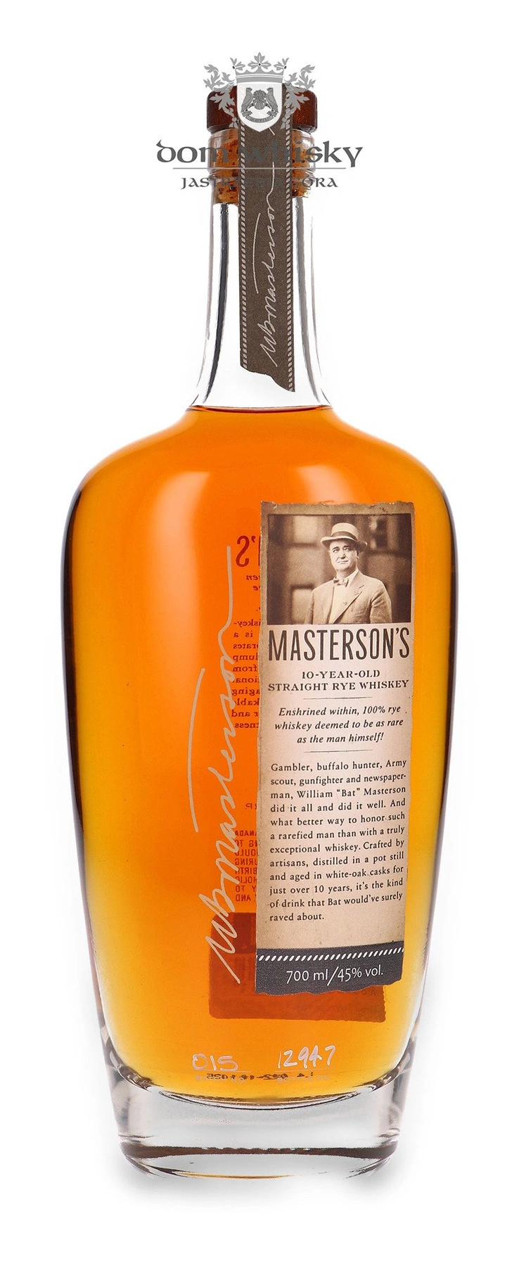 Masterson’s 10 YO Straight Rye