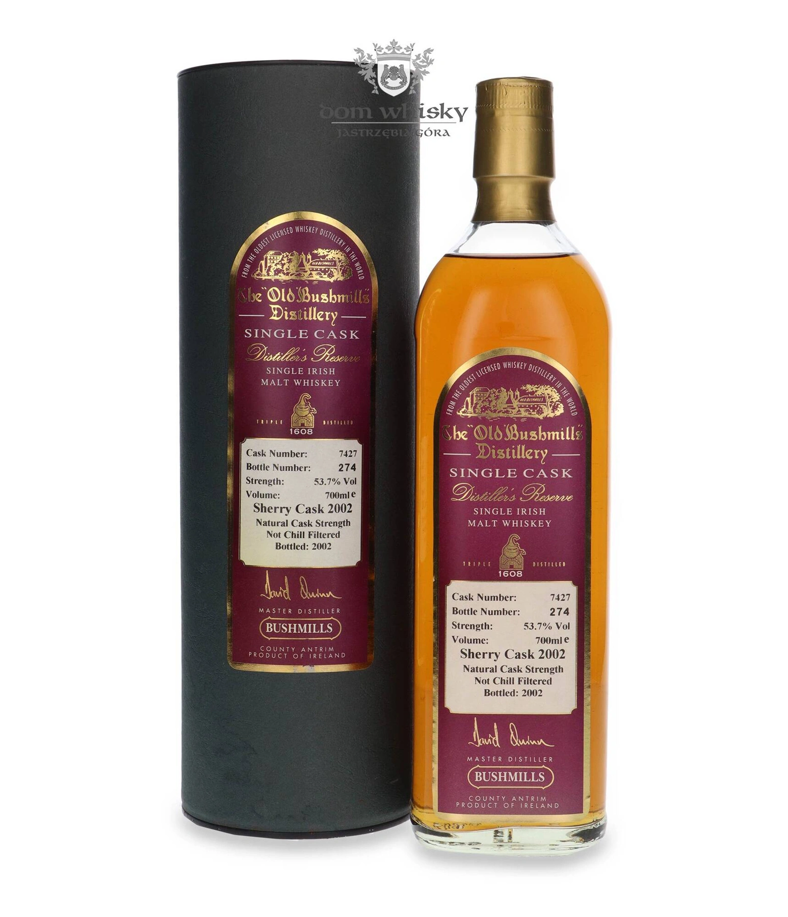 Bushmills Single Cask Distiller’s Reserve (Bottled 2002)