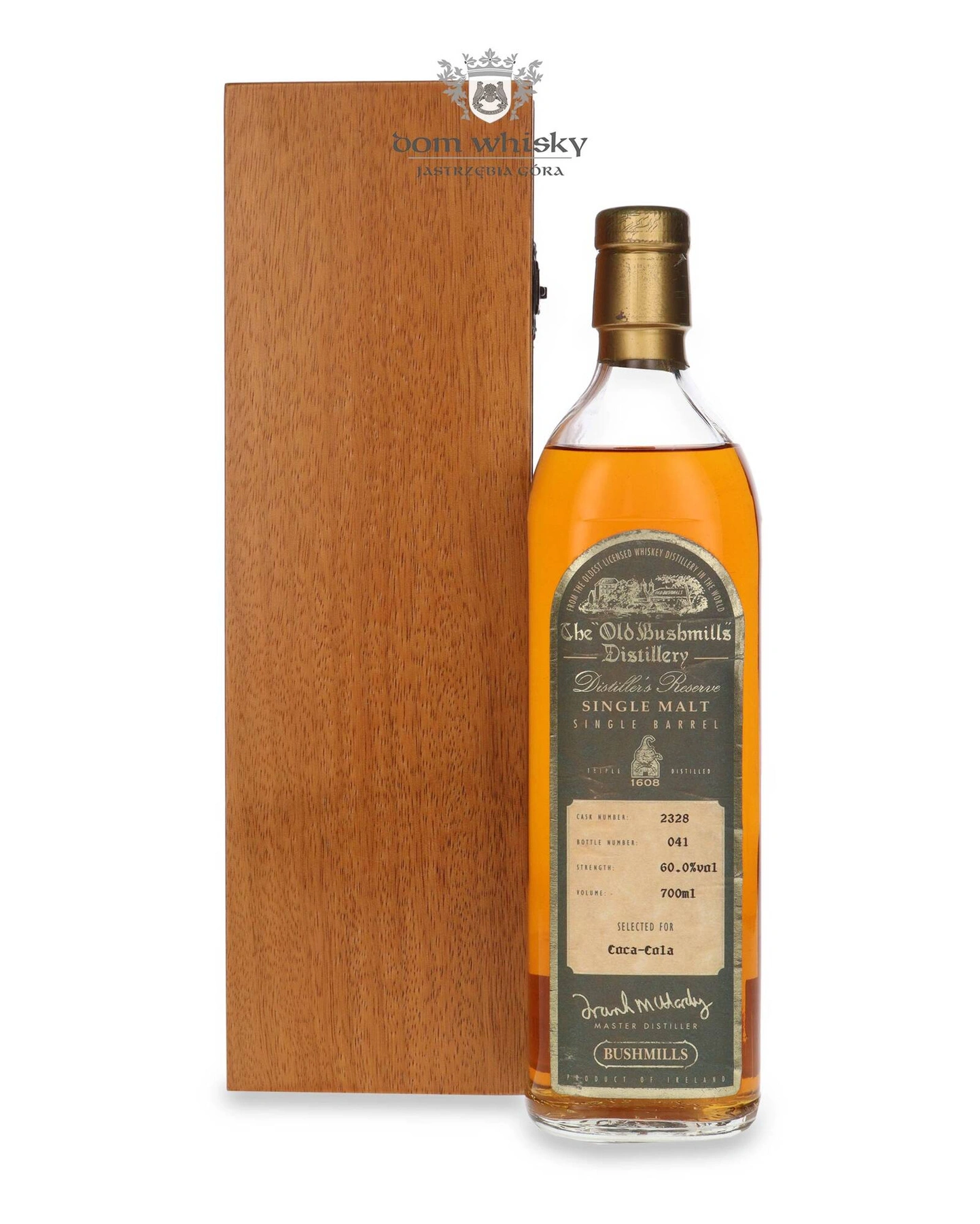 Bushmills Single Barrel Selected For Coca Cola