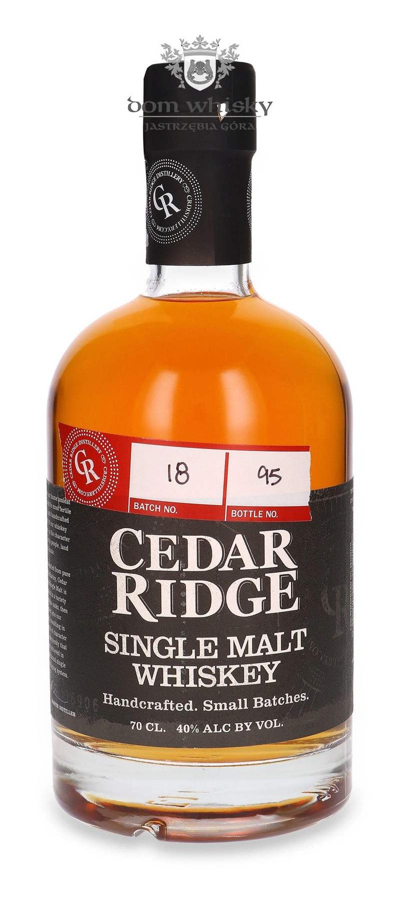 Cedar Ridge Winery & Distillery Cedar Ridge Single Malt Whiskey Batch # 18