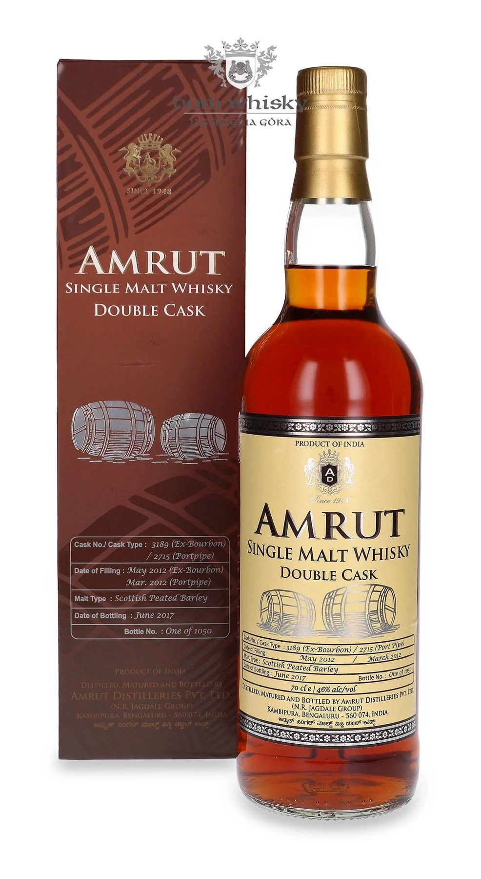 Amrut Double Cask Indian Single Malt