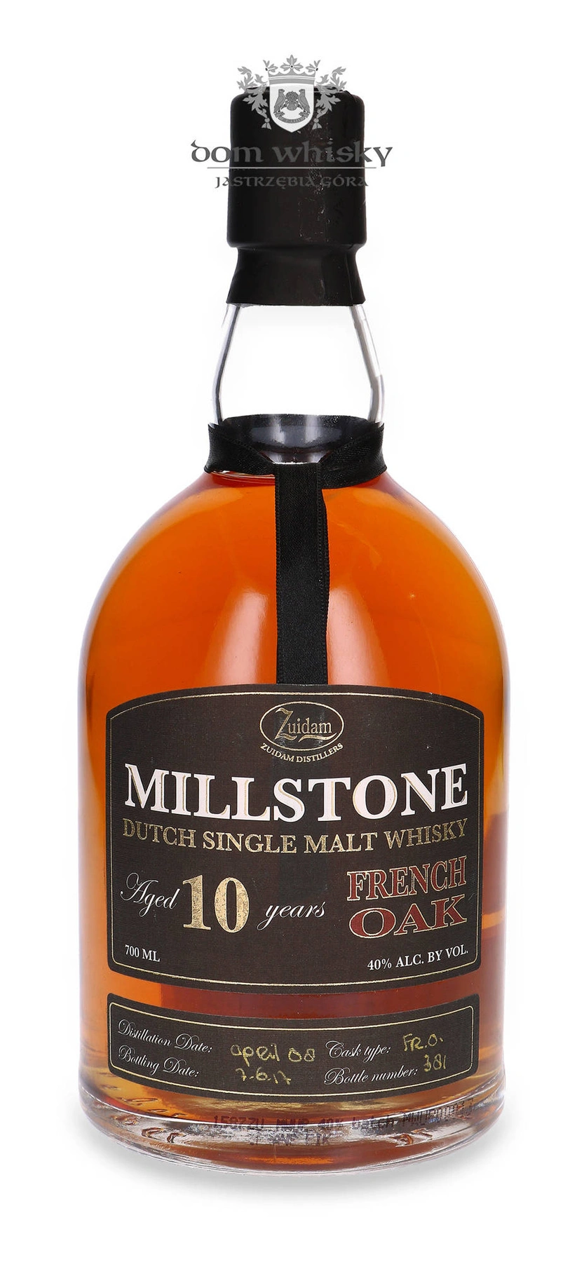 Zuidam Distillers 10 YO Millstone (D.2008, B.2017) French Oak