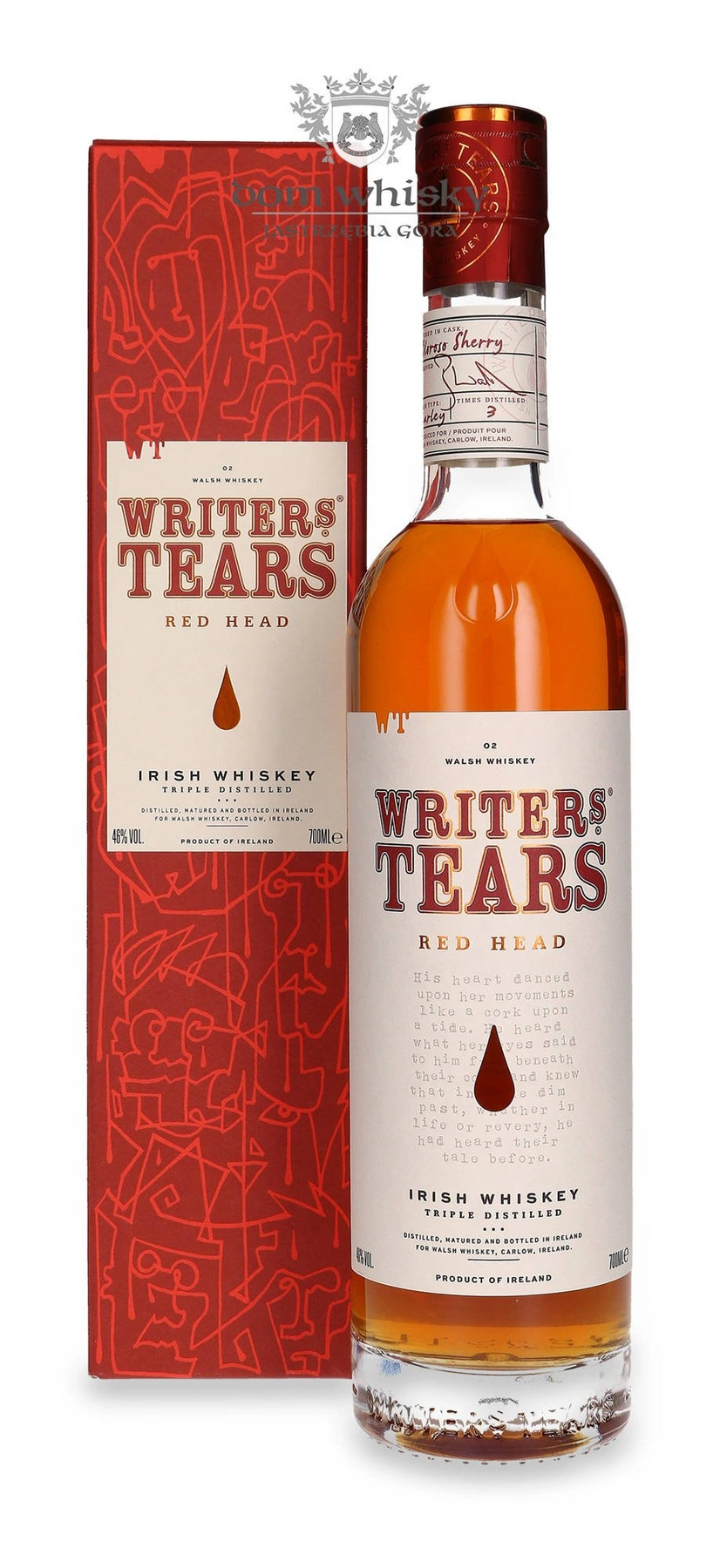 Walsh Whiskey Distillery Writers Tears Red Head Oloroso Sherry