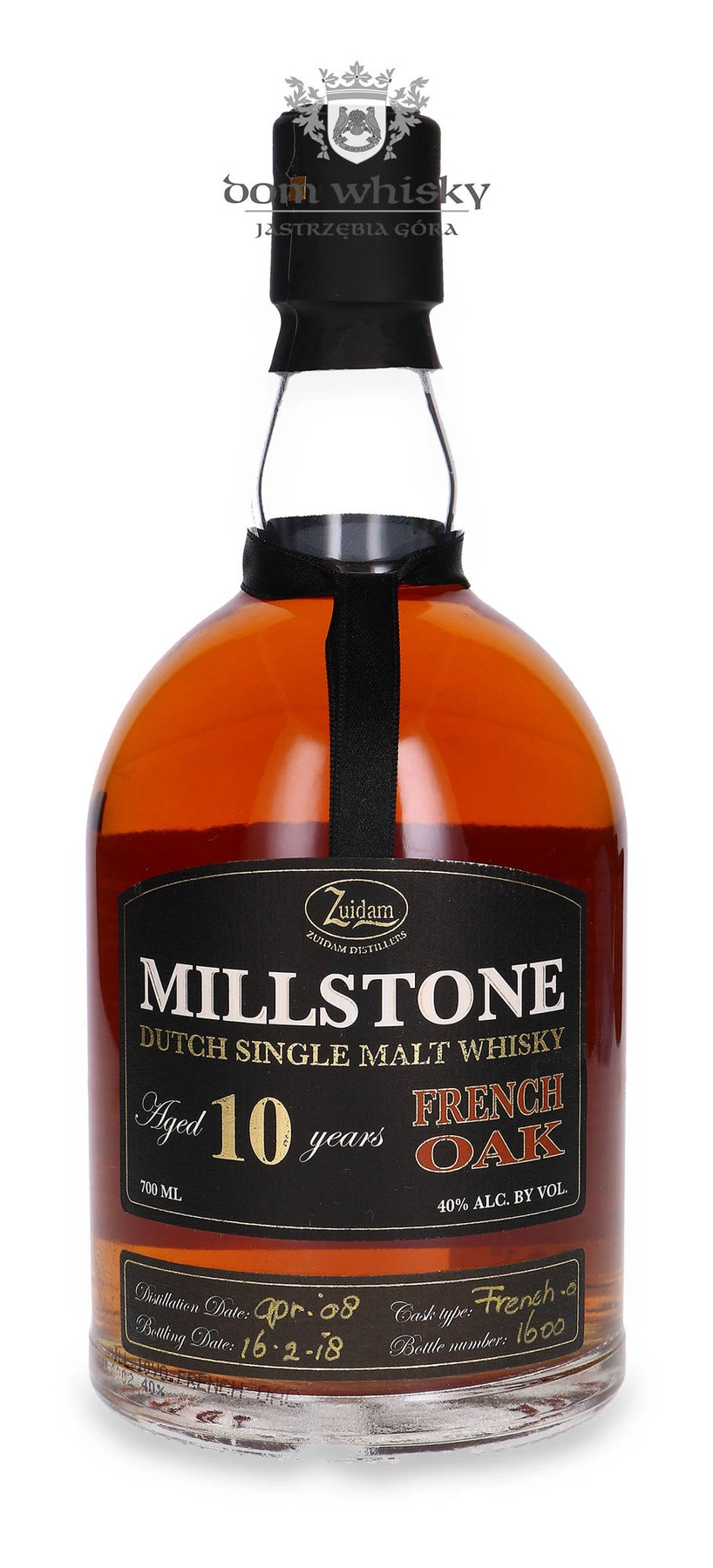 Zuidam Distillers 10 YO Millstone (D.2008, B.2018) French Oak