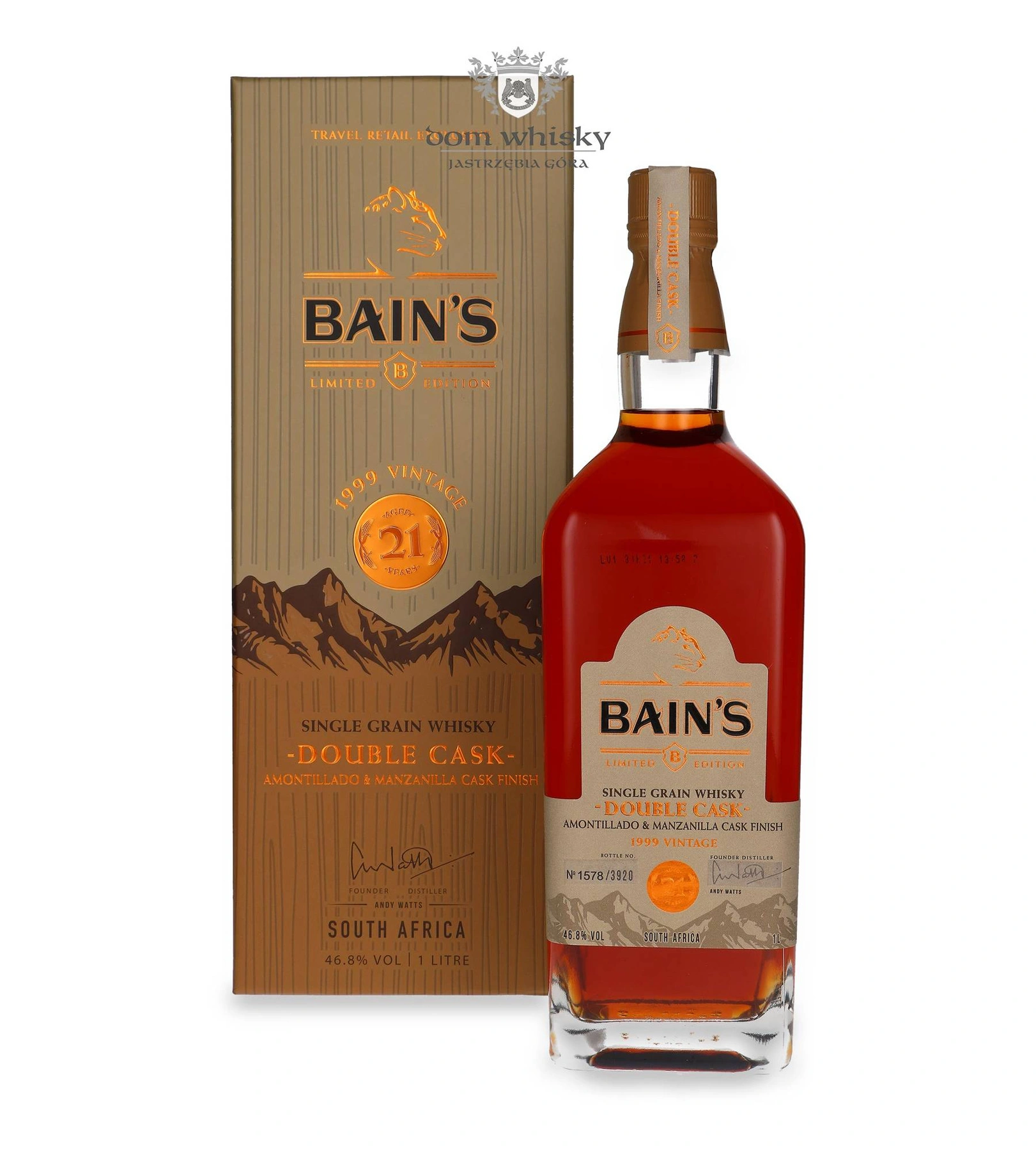 Bain’s 21 YO 1999 Vintage, Double Cask Single Grain
