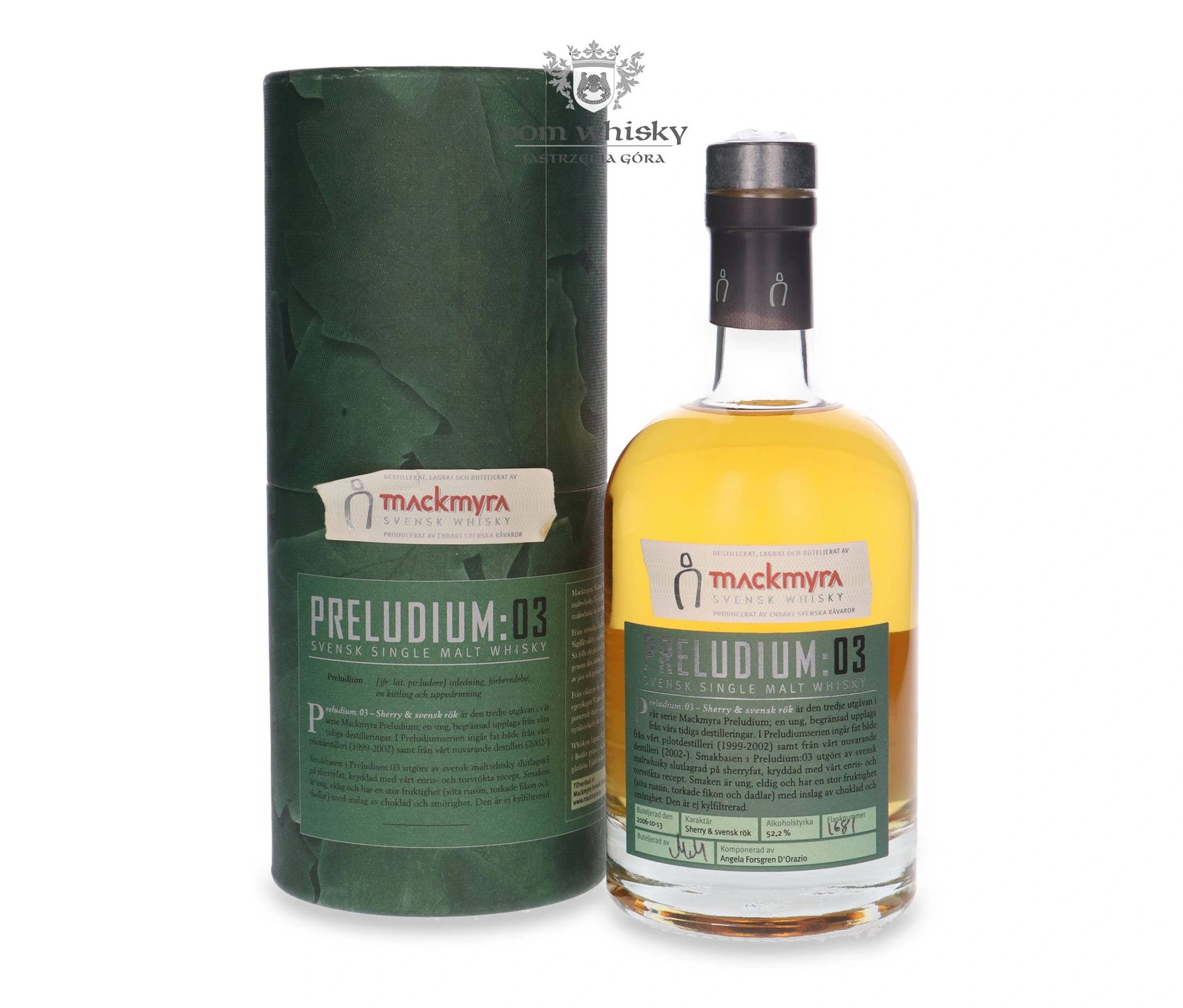 Mackmyra Distillery Preludium 03 (Sweden)