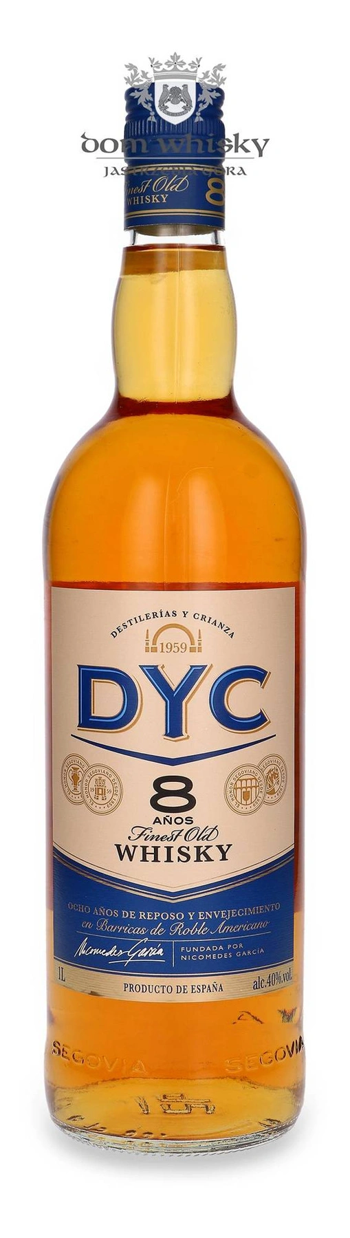Destilerías Y Crianza 8 YO Dyc Spanish Blended