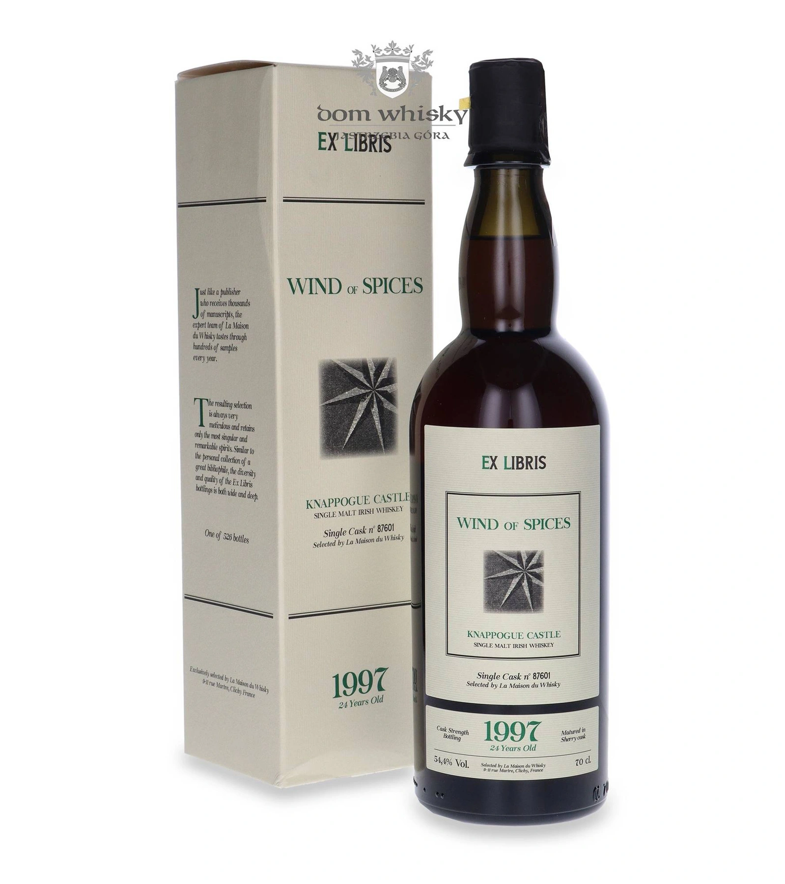 Knappogue Castle 24 YO (Distilled 1997) Wind Of Spices, Ex Libris