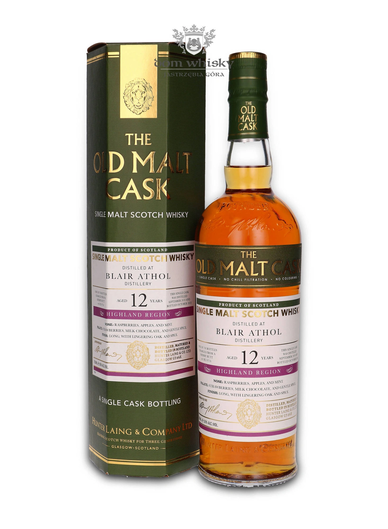 Hunter Laing & Co. 12 YO Blair Athol (D.2010, B.2022) Old Malt Cask