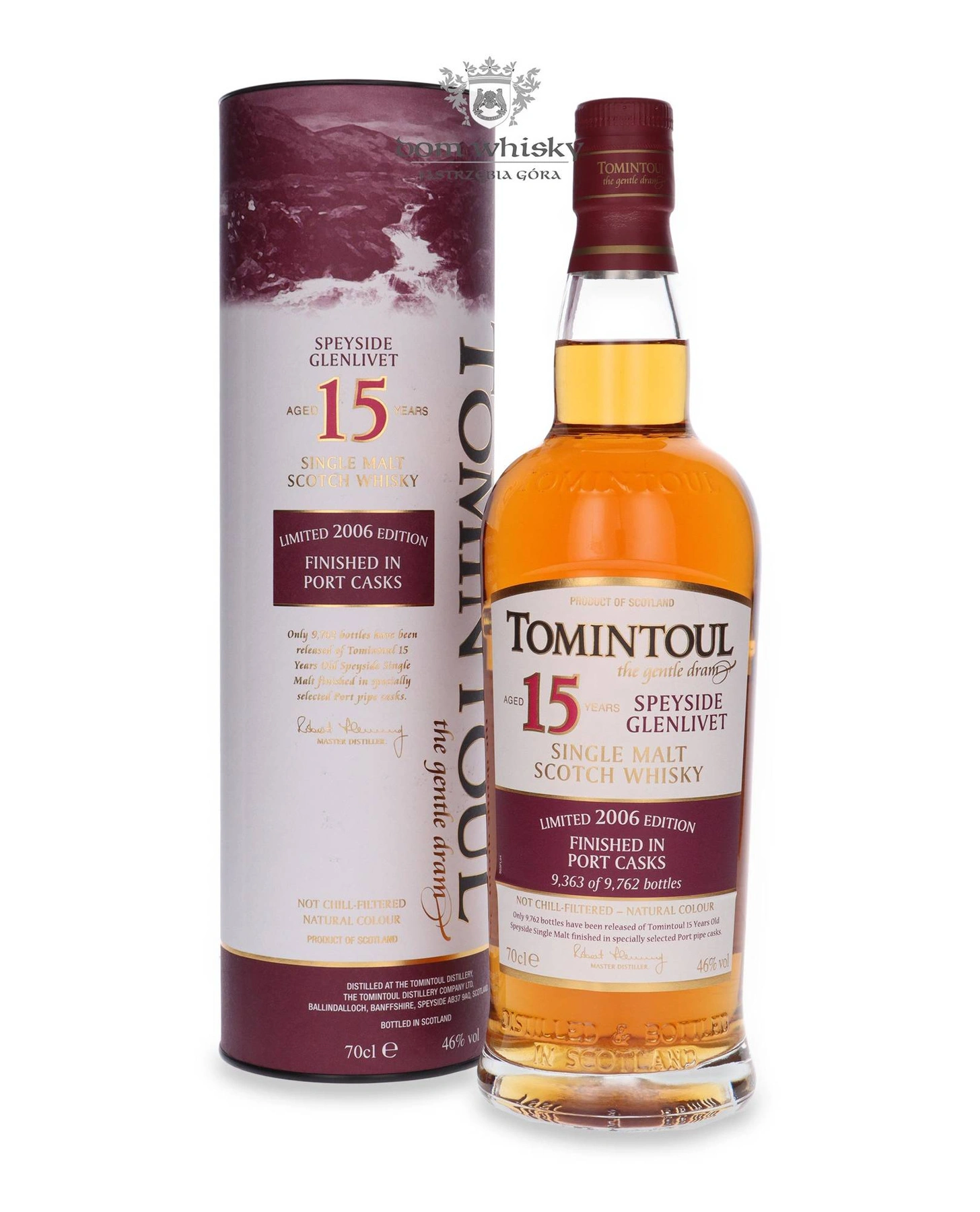 Tomintoul 15 YO Finished In Port Casks, Limited 2006 Edition
