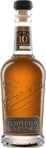 Templeton 10 YO Straight Rye Whiskey Single Barrel