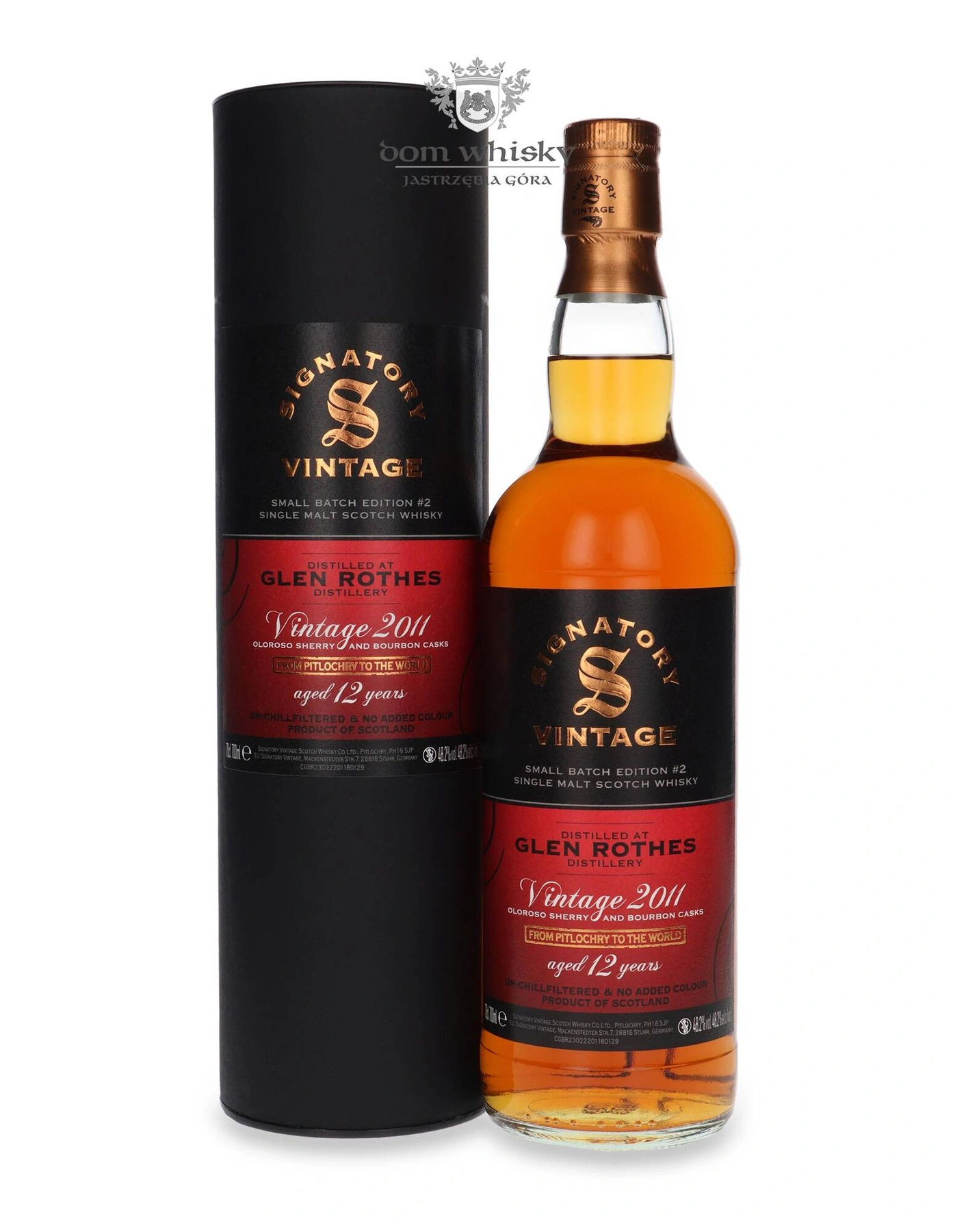 Signatory Vintage 12 YO Glenrothes Vintage 2011, Signatory Vintage