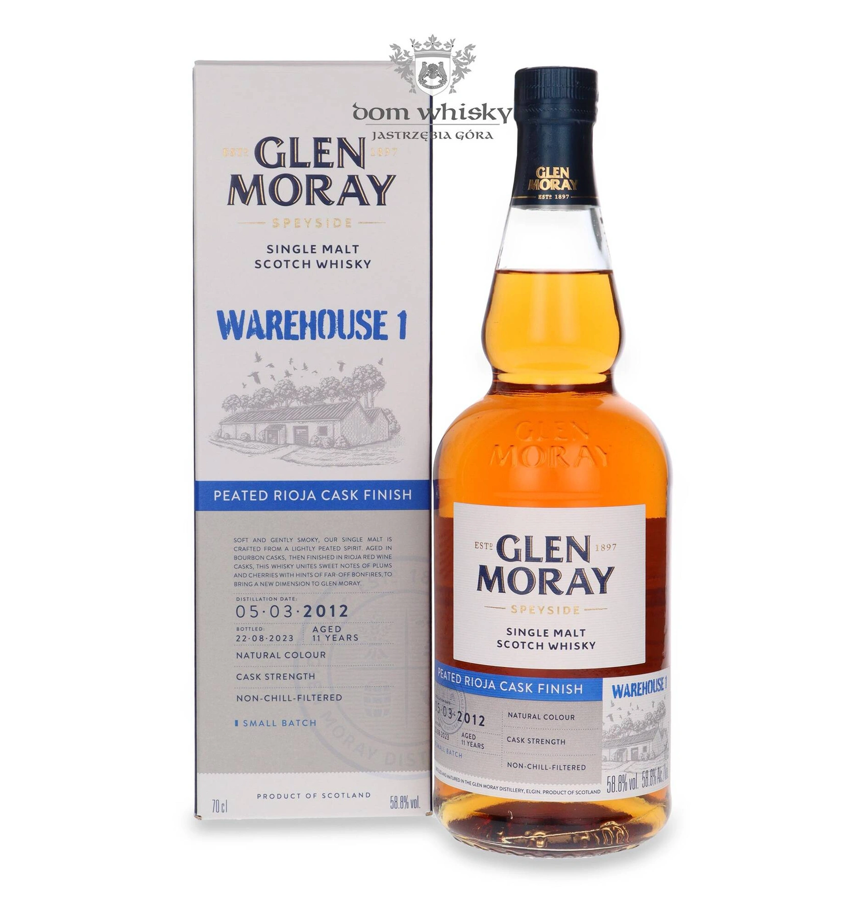 Glen Moray Warehouse 1 Peated Rioja Cask Matured