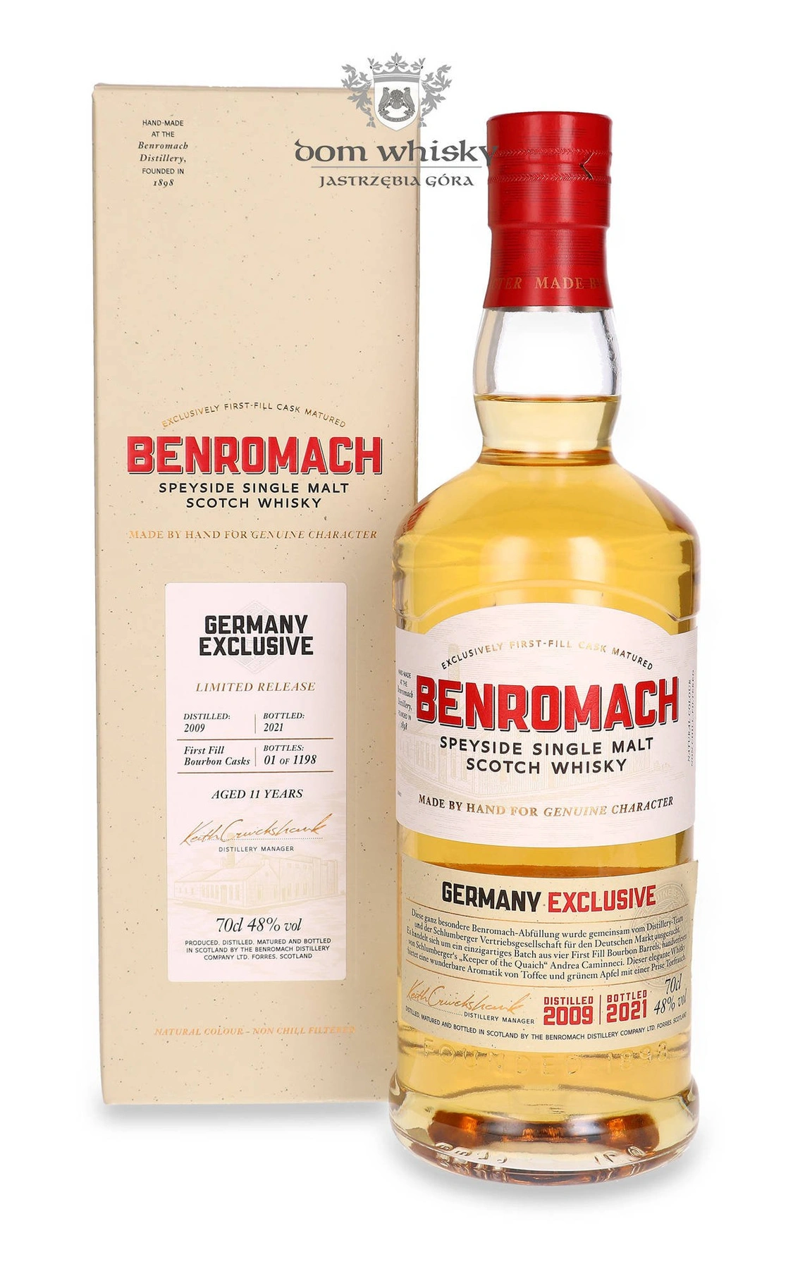 Benromach 11 YO (D.2009, B.2021) Germany Exclusive
