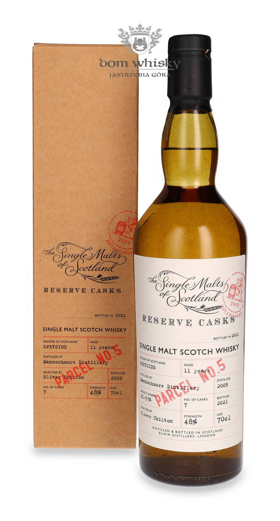Mannochmore 11 YO The Single Malts Of Scotland Reserve Cask Parcel No. 5