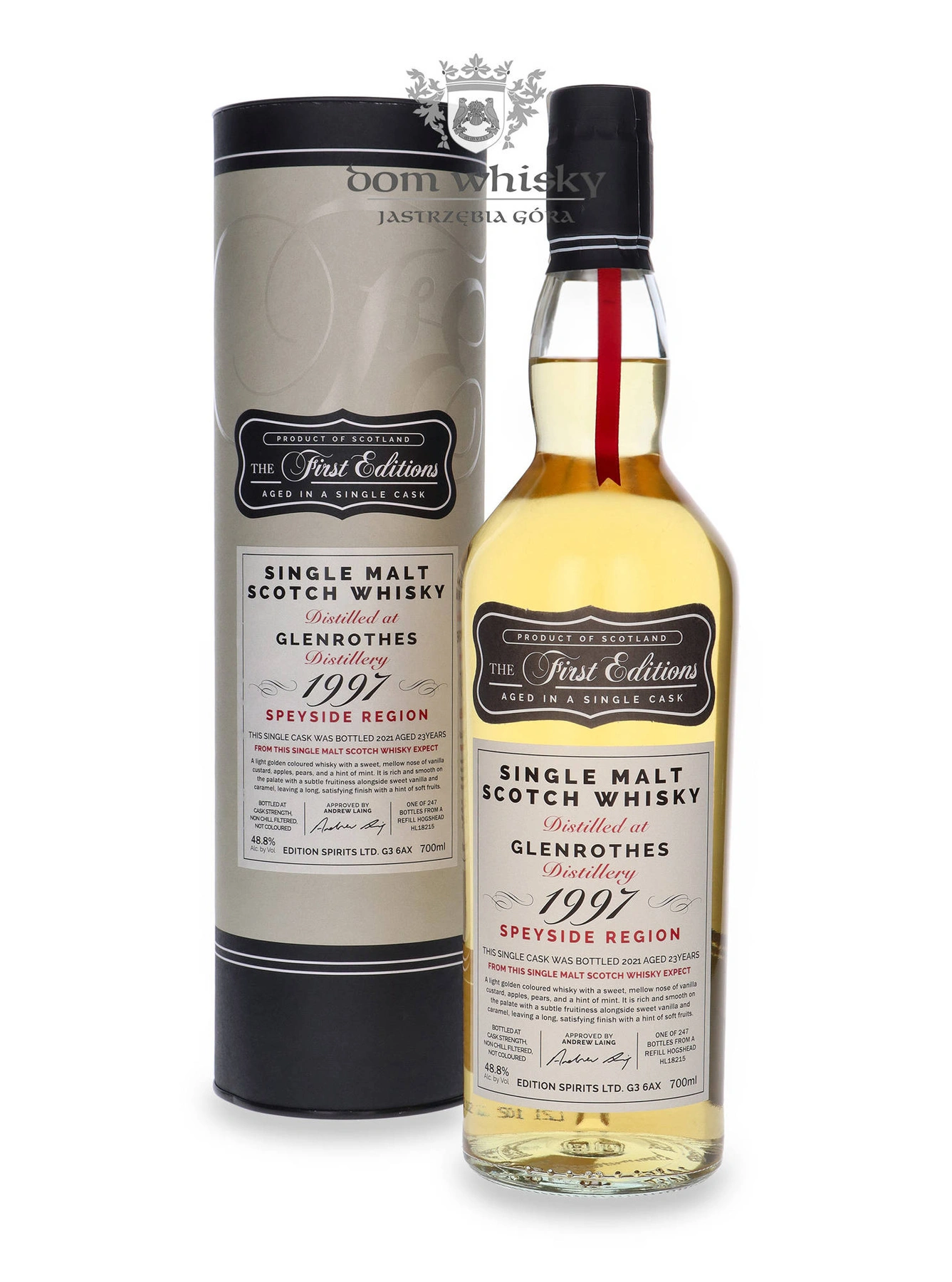 Edition Spirits Ltd. 23 YO Glenrothes (D.1997, B.2021) The First Editions