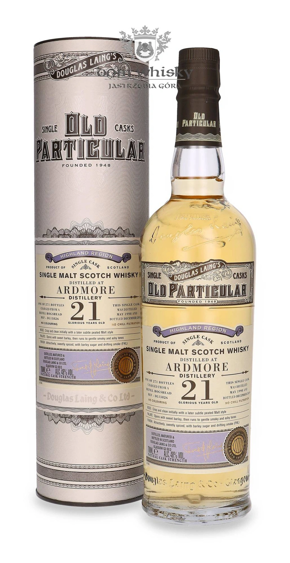Douglas Laing 21 YO Ardmore (D.1998, B.2019) Douglas Laing’s Old Particular